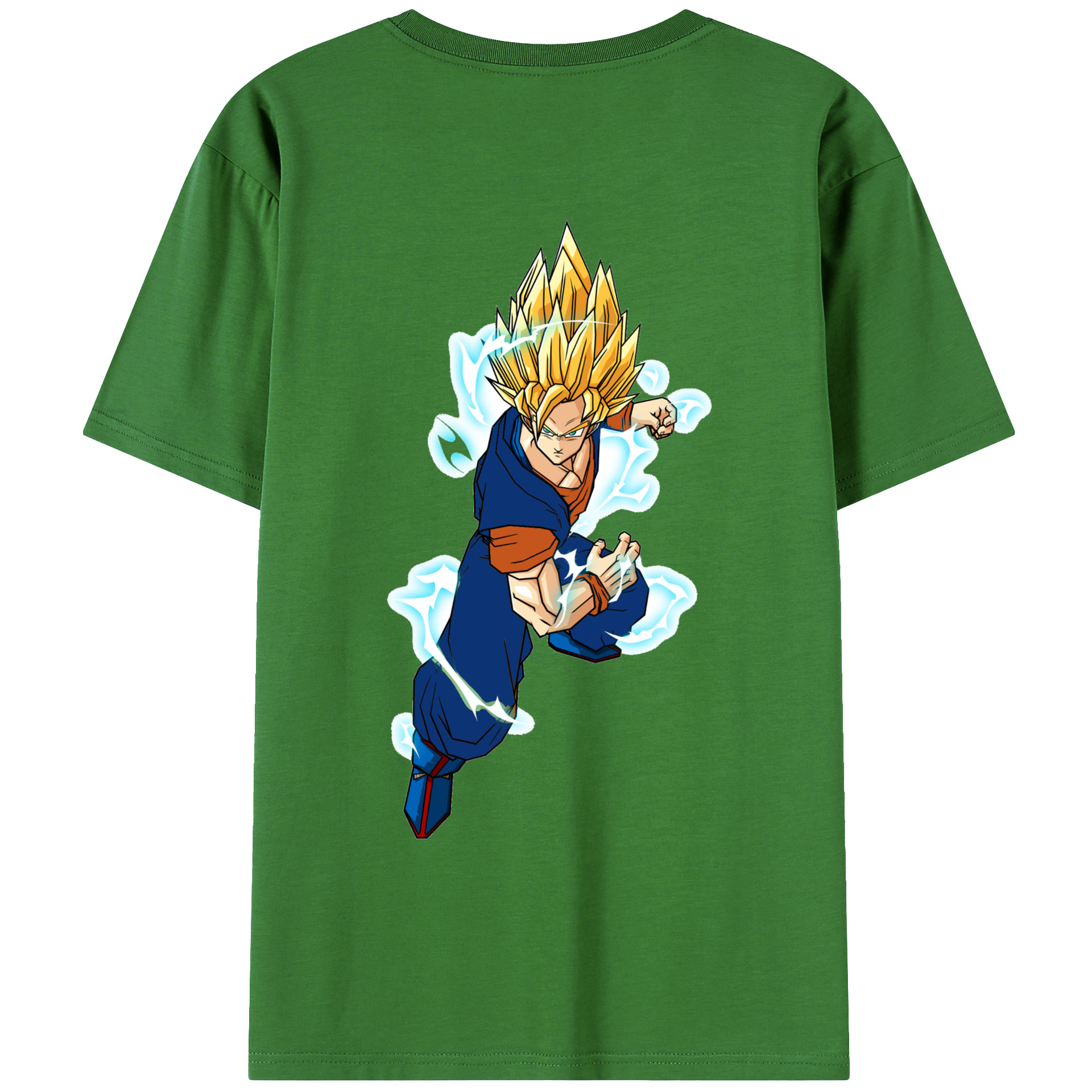 （画像用） ドラゴンボール 孫 悟飯（そんごはん）DRAGON BALL Son Gohan レディース半袖Tシャツ(バックプリント)